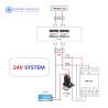 GINRI SVR1000-AD48 DC Protection Relay 24V 36V 48V ADJUSTABLE Over Under VOLTAGE Battery